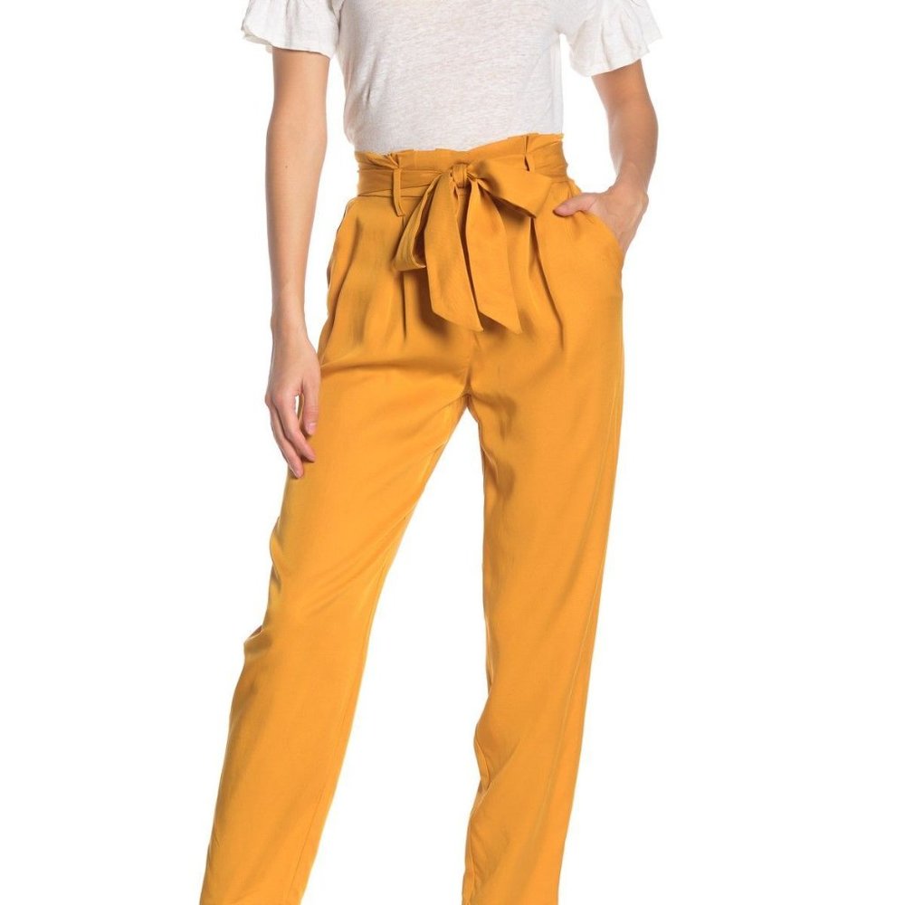 Socialite – Yellow Paper bag Trousers